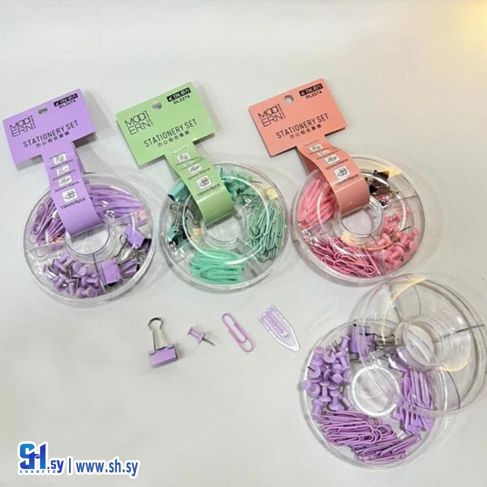 علبة دبوس مع شكالة و لقاطة 2274 (مكتبة الأطلال)