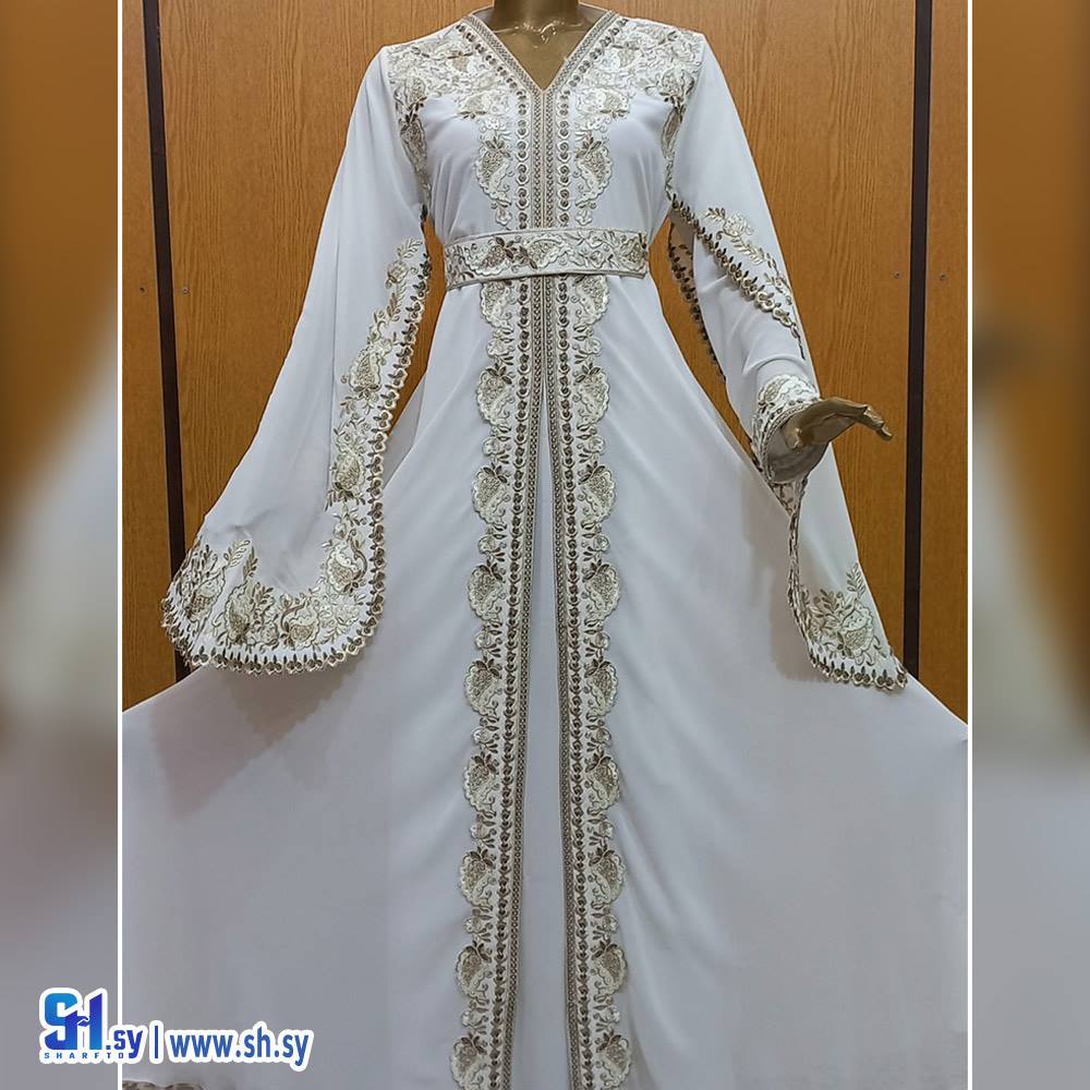 طقم قفطان شيفون موديل 501 (شركة الجوهرة الشرقية)