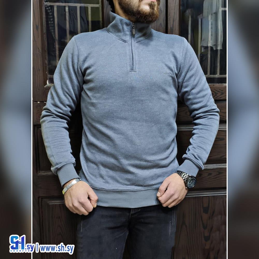 كنزة قطن مسحب محزز 1516 (مصنع إيطاليانو)