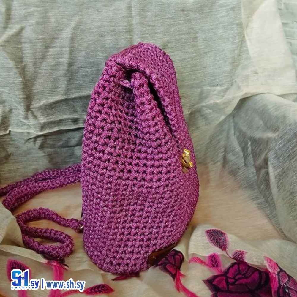 حقيبة ظهر نسائية كروشيه (Claire bags)