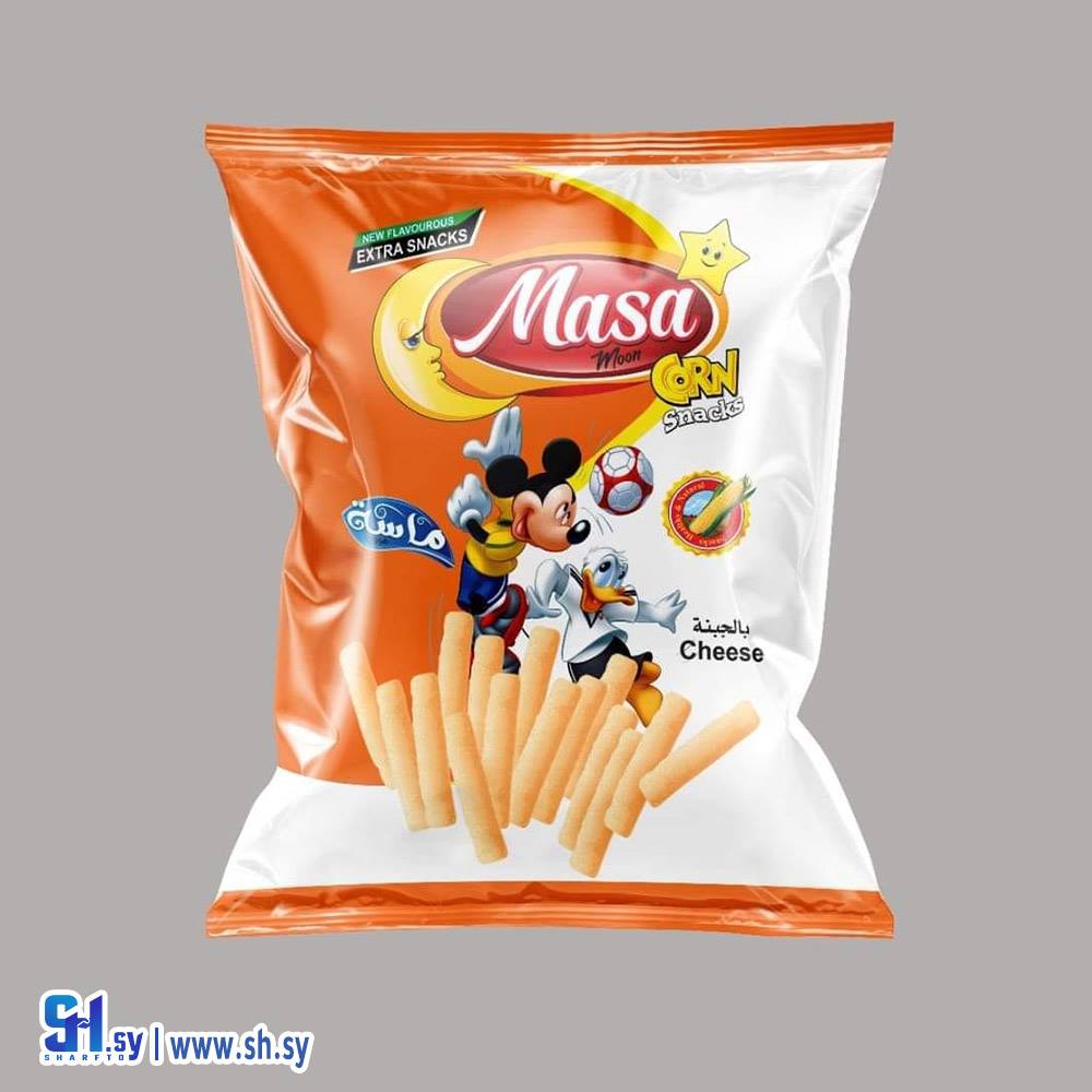 شيبس ماسة بنكهة الجبنة صغير (ماسة موون)