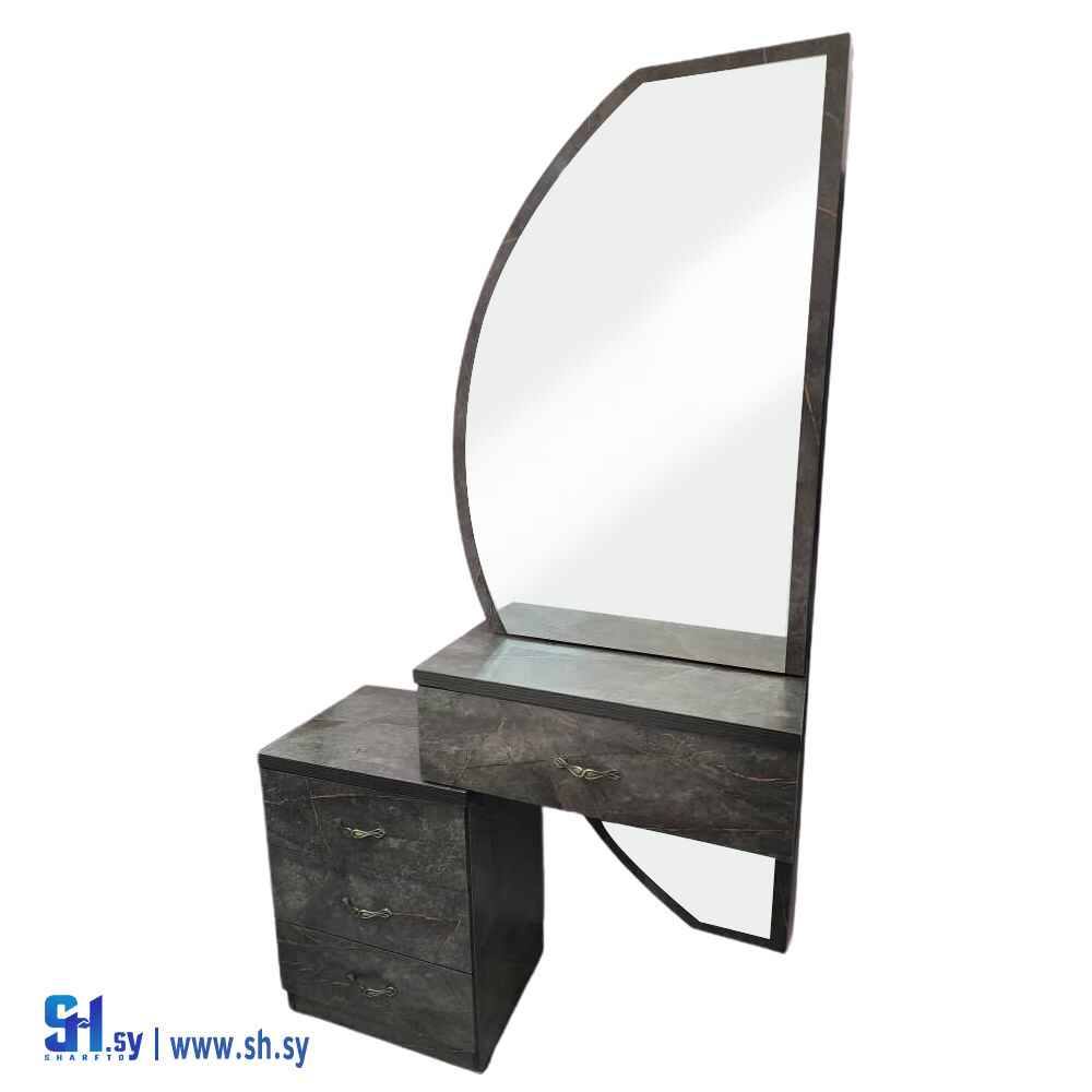 مرايا مع دروج وملحق(مفروشات منار العصرية)