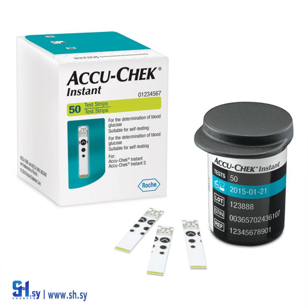 شرائح سكر ACCU - CHEK Instant (شركة داماسكو للأجهزة الطبية)