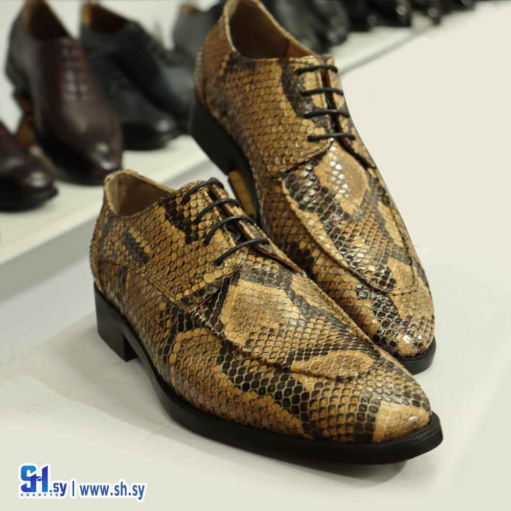 حذاء رجالي جلد الحية (هاند ميد سيريا)