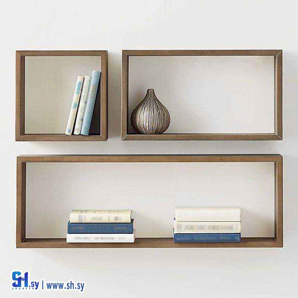 رفوف حائط موديل 24 (الوسام للألمنيوم والمطابخ والديكورات)