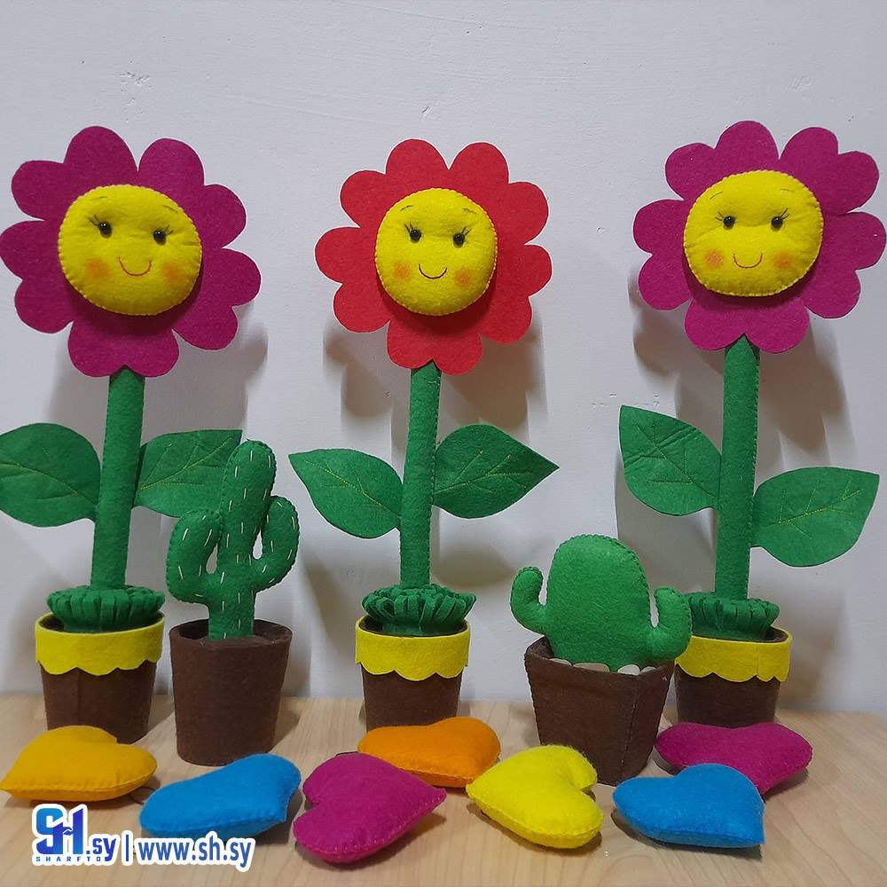 لعبة الزهرات الصغيرة(روز لخياطة الالعاب)