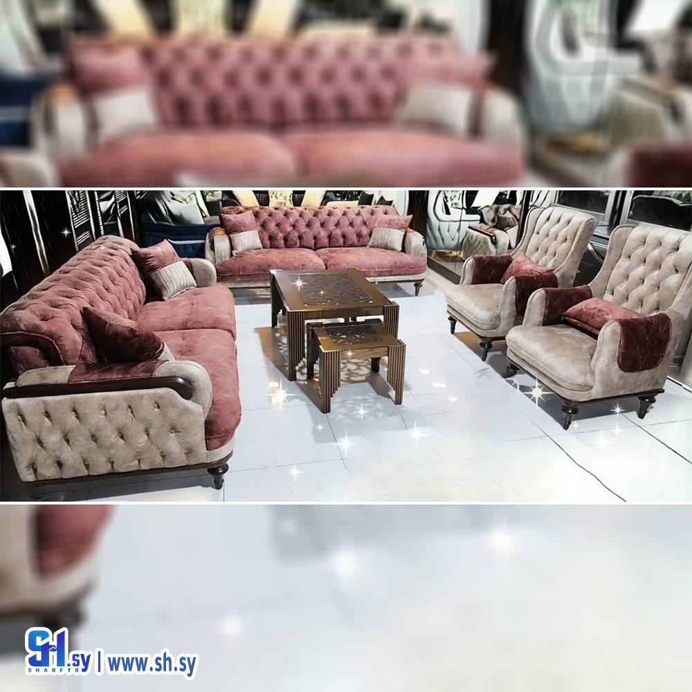 غرفة ضيافة سبور كبير ثلاثيتين وبيرجيرين (مفروشات الأشقر)