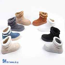 جزمة نسائية فرو ساق قصيرة (TATARE)