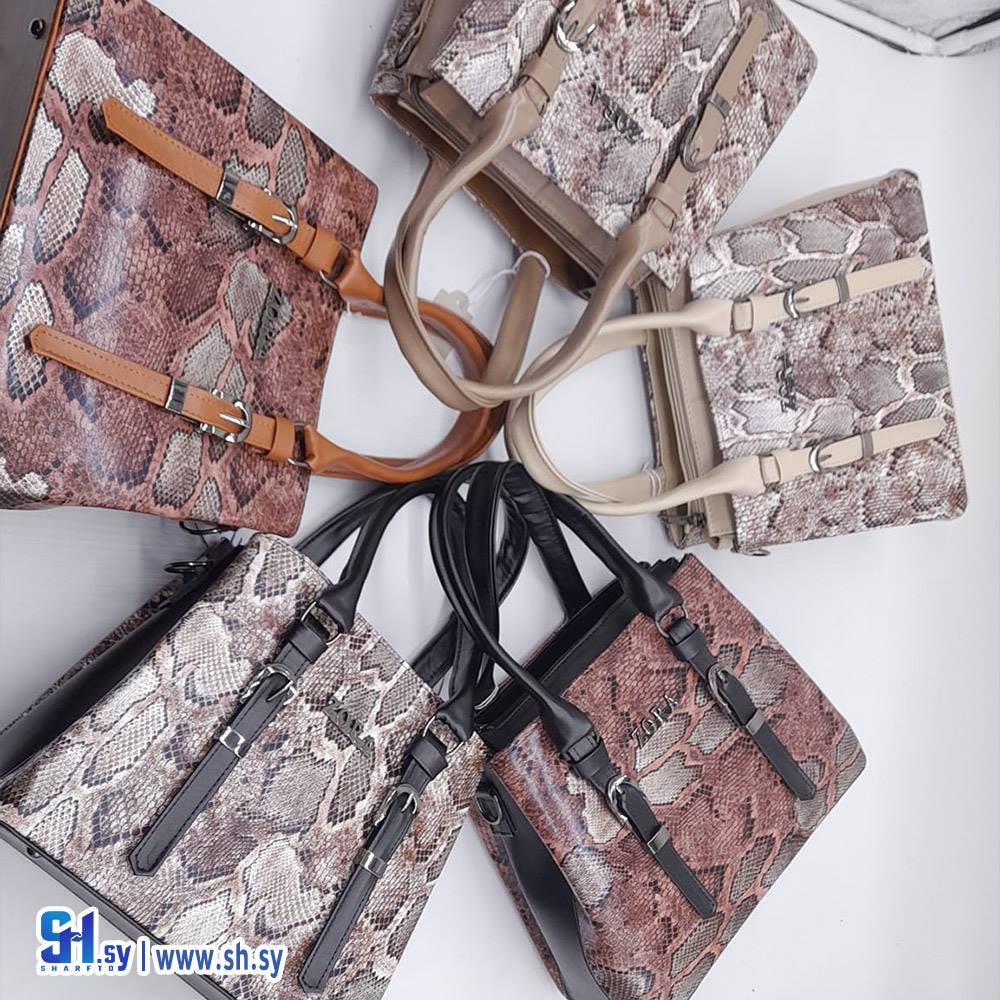 حقيبة يد نسائية جلد الحية (مؤسسة عبد الله خرسة)