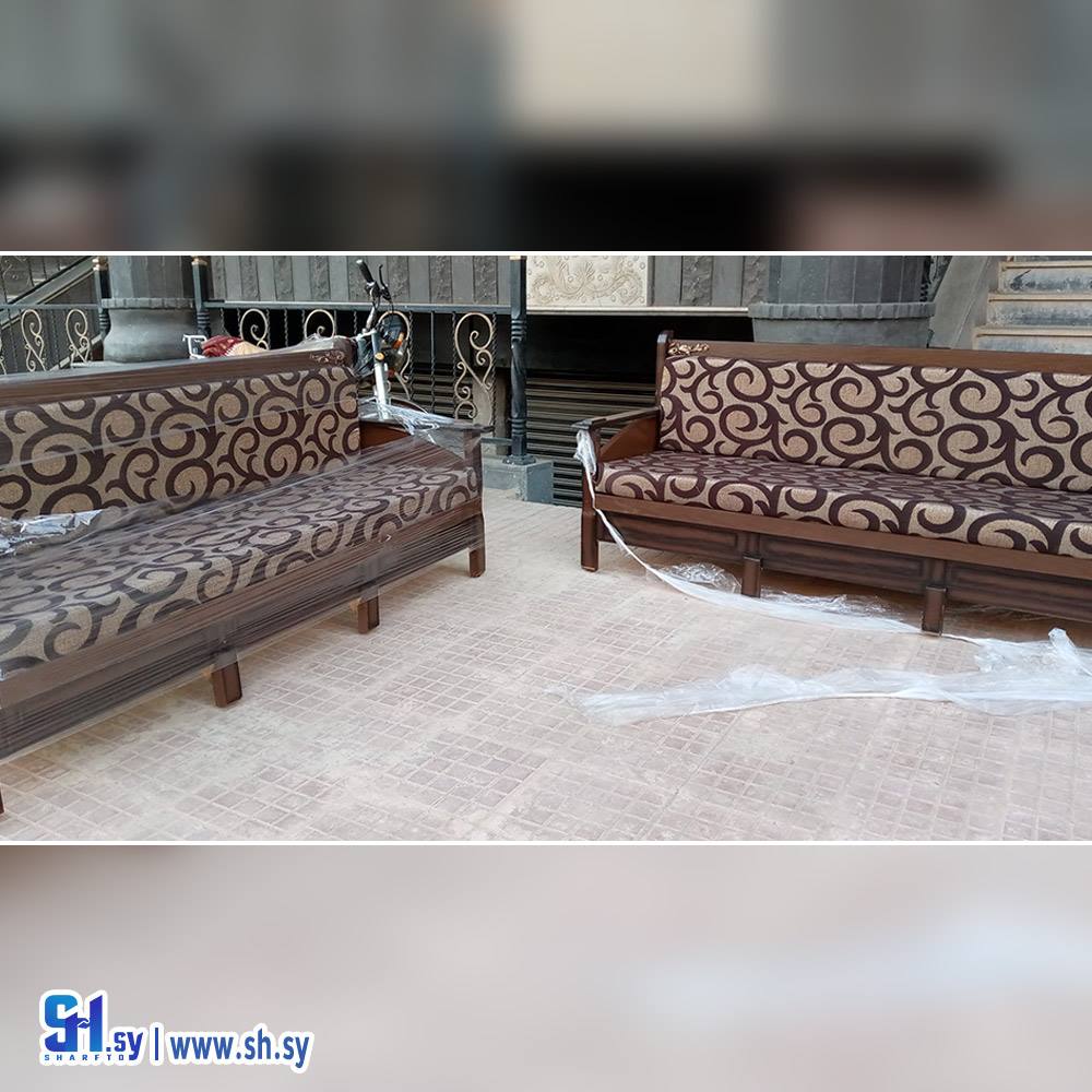 أريكات خشب شوح صندوق (معرض الربداوي للموبيليا)