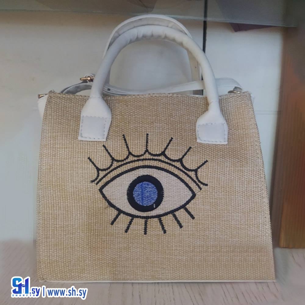 حقيبة كتف نسائية موديل العين الزرقاء (الصباغ)