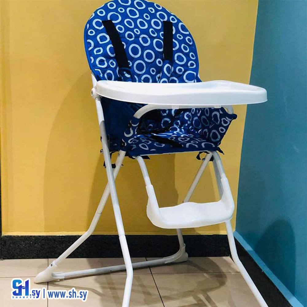 كرسي طعام ثابت سهل الطوي وجه مشمع (الالعاب الذهبية)