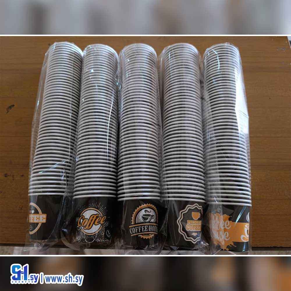 اكواب ورقية قياس 6oz (درعزيني ونعيمي)