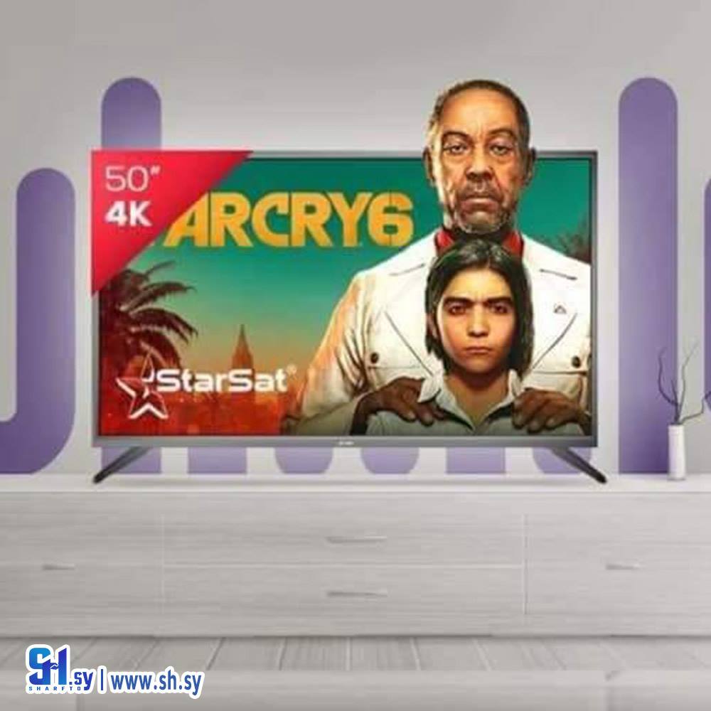 شاشة 50 بوصة star sat 4k (مؤسسة البدر التجارية)