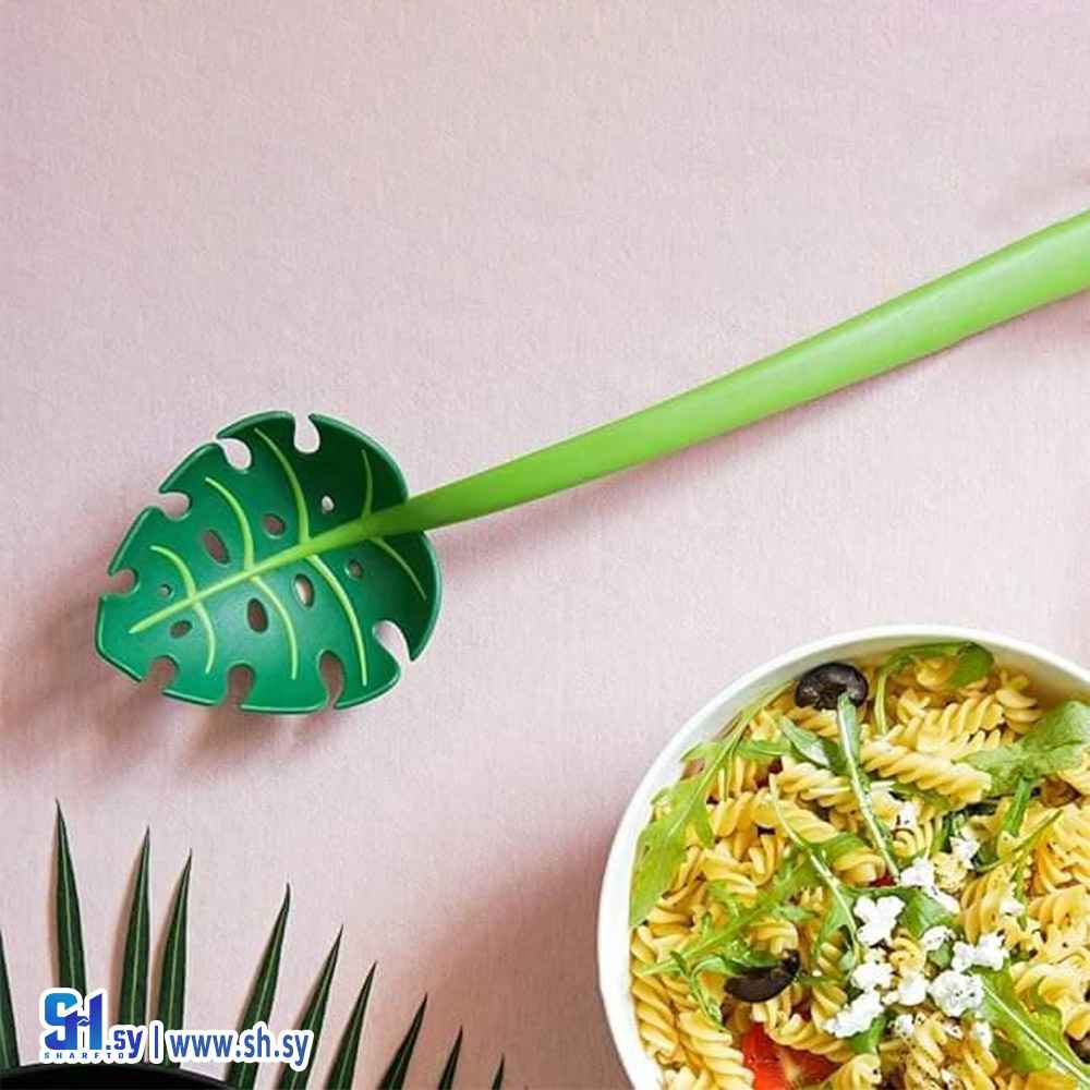 ملعقة شكل ورقة (لازوردي المنزلية الراقية)