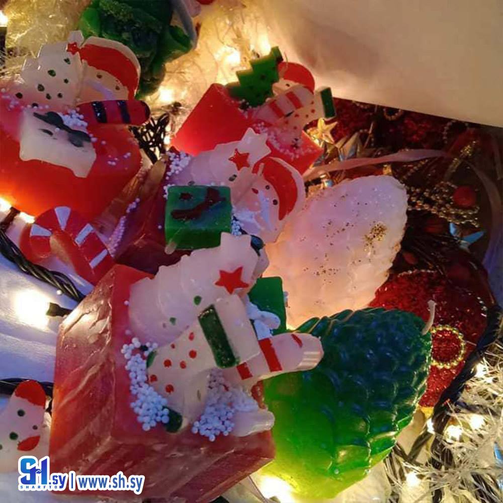 شموع للتزيين حد الشجرة (Sweet scent candle)