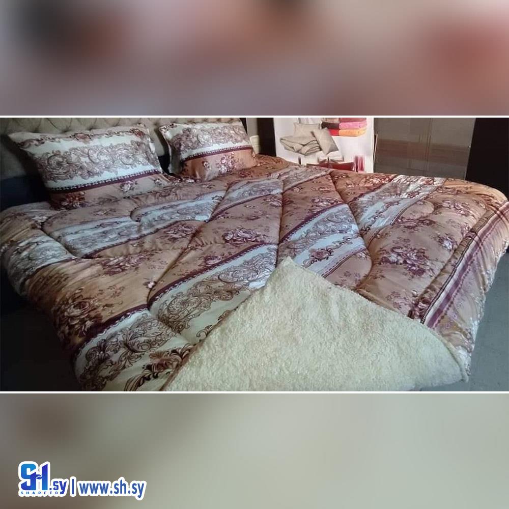 لحاف وجه مخمل وجه فرو 22 (بياضات ماسة)