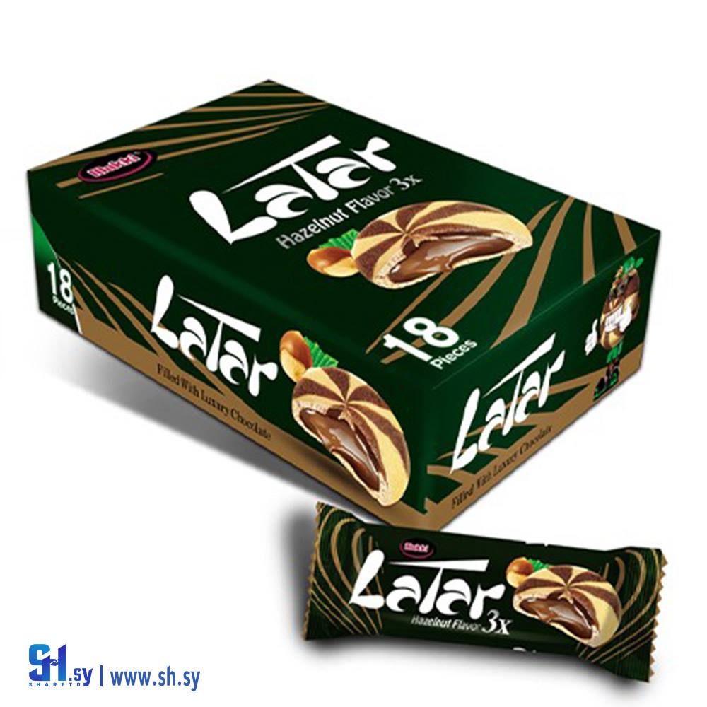 بسكويت لاتار x3 - بندق (مكي)