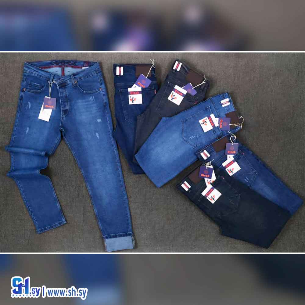 بنطال رجالي جينز موديل 12566 (جينزات العالمية)