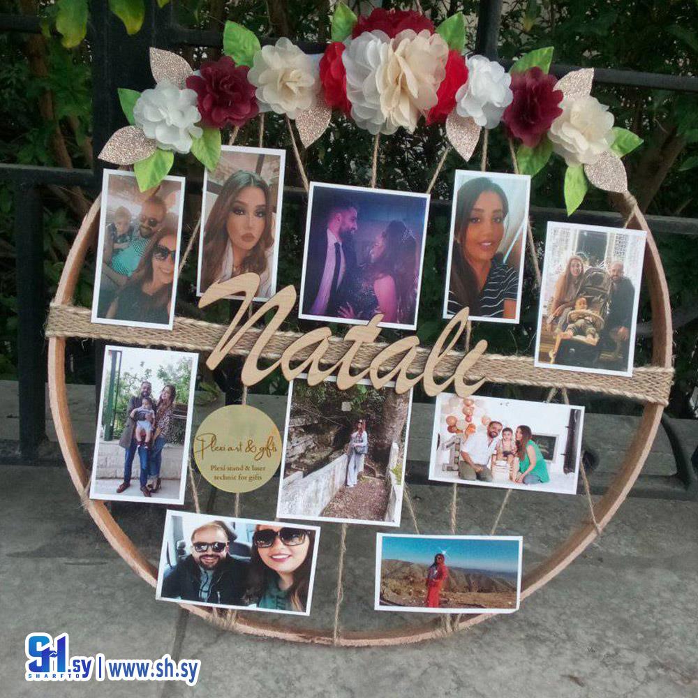 إطار الصور مع الورد (Plexi Art gifts)