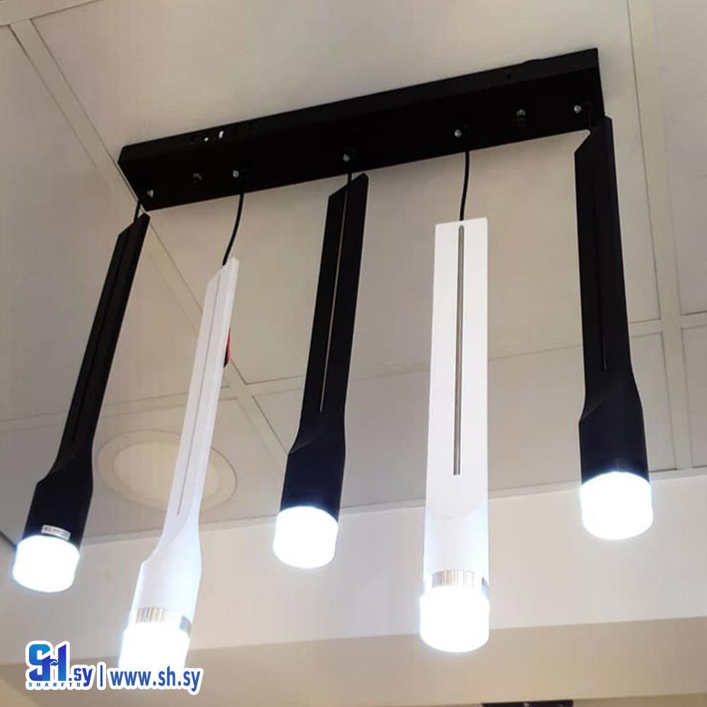 نازلة ليد باضاءة ابيض وشمسي (جهاد سمير قدور)