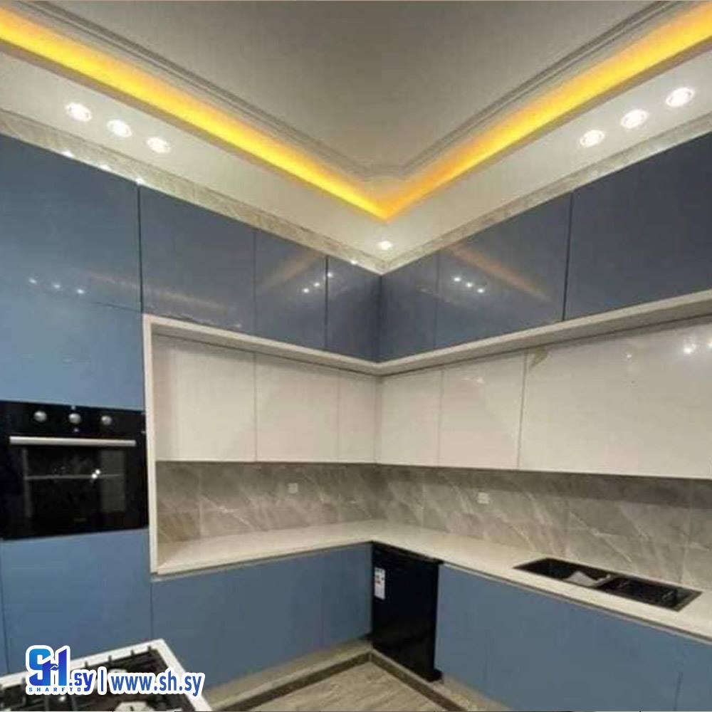 تركيب مطبخ هاي غلاس الأوروبي 1 (معرض الرضوان)