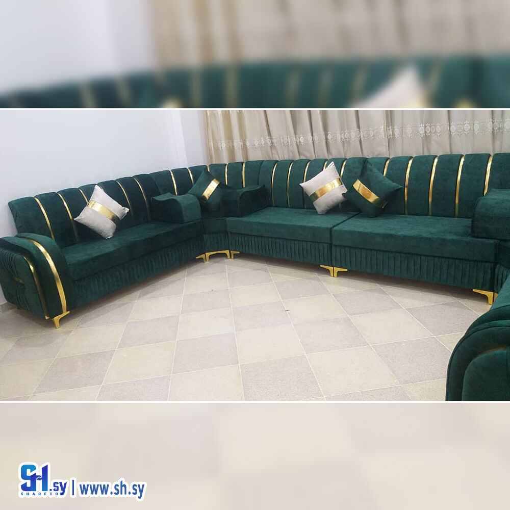 غرفة الضيافة زاوية لف ثنائي (الحلاق)