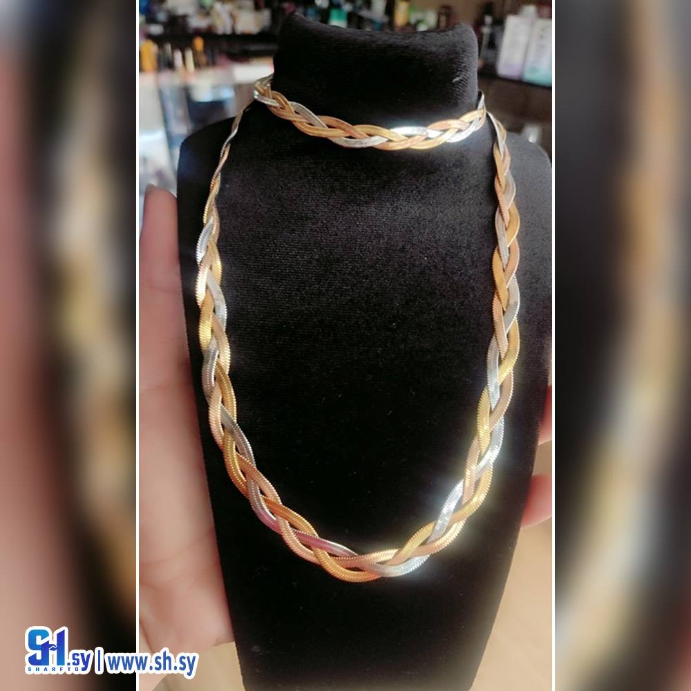 قلادة نسائية سنبلة (لازوردي)