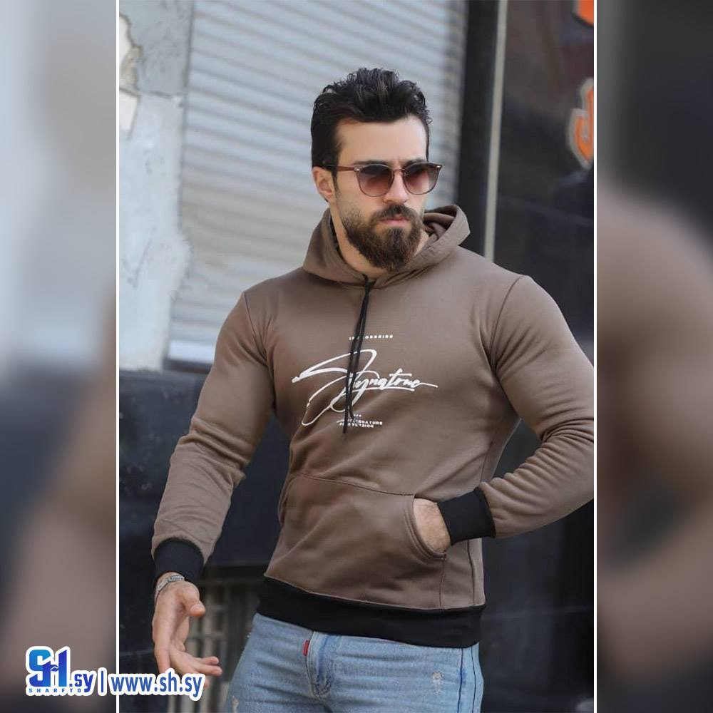 كنزة رجالي مع كبيشون (سبورات القدسي)