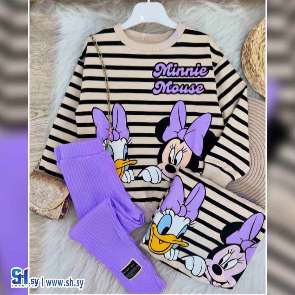 بيجامة بناتي ميني ماوس (Fashion World)