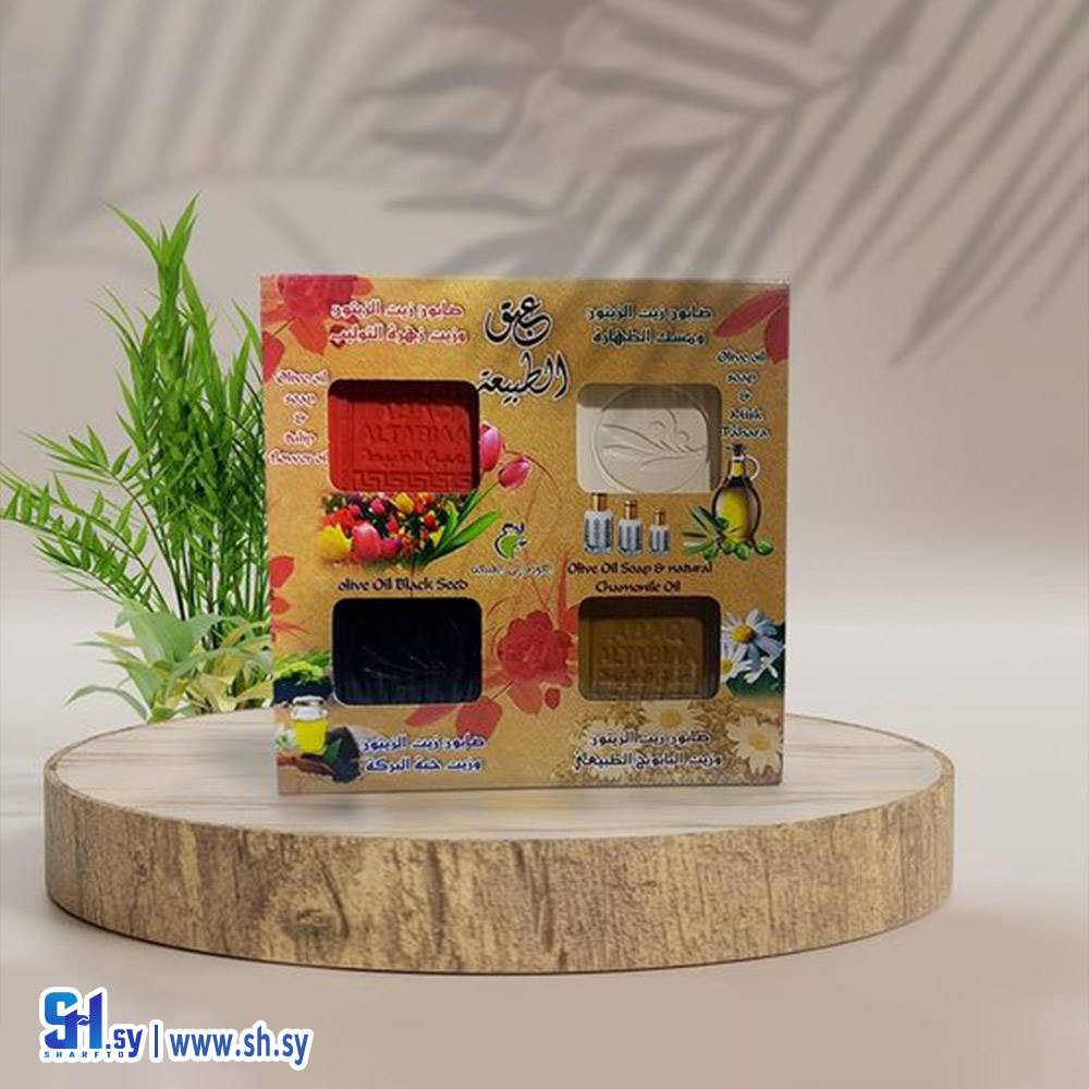 مجموعة صابون عبق الطبيعة 4 قطع (عبق الطبيعة)