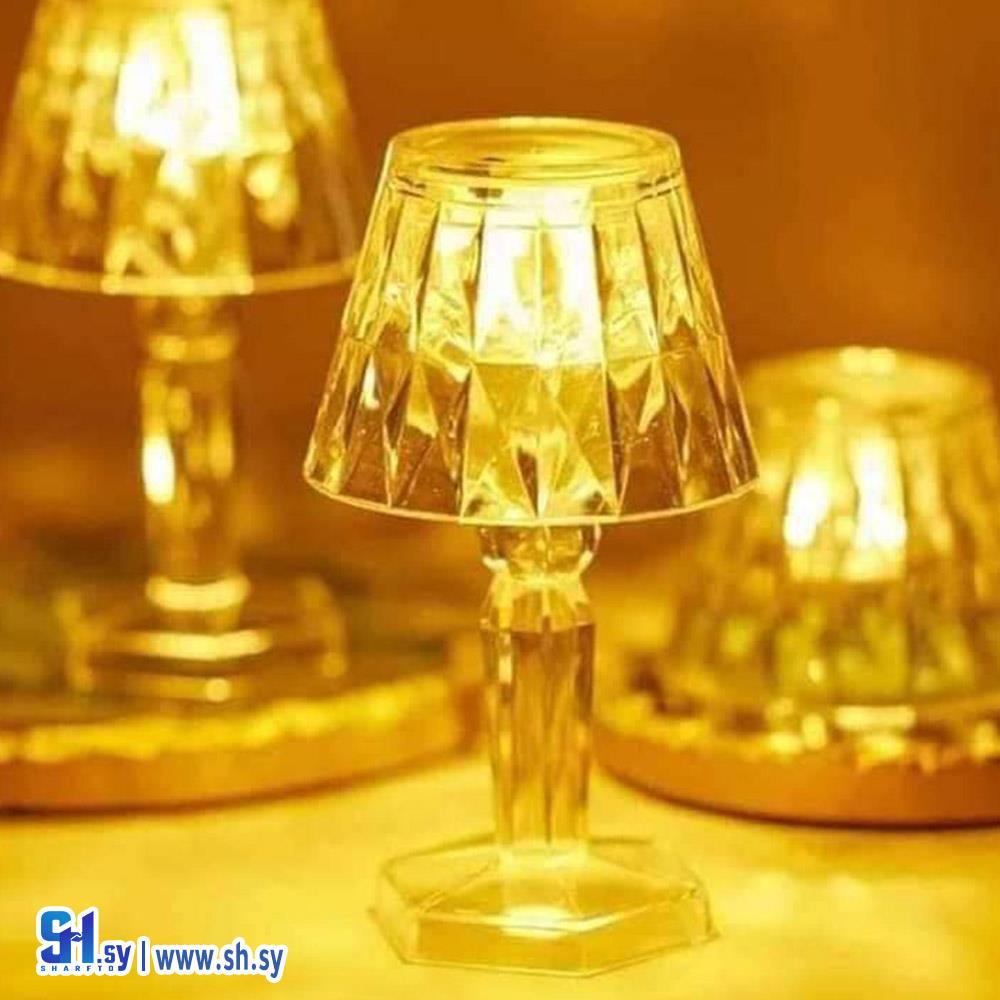 اباجوره مصباح طاولة (كريستال)
