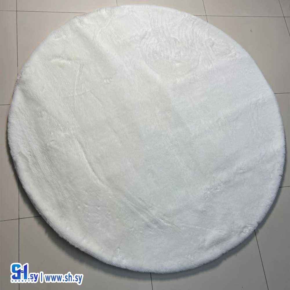 سجادة فرو الارنب دائرية موديل 7 (مجد تكس للأدوات المنزلية)