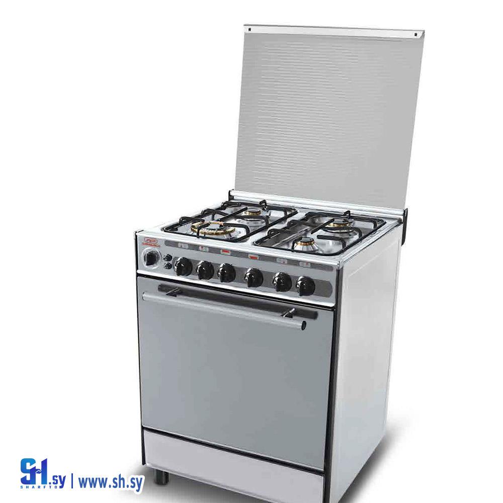 فرن غاز ابيض رؤوس المنيوم RO410G(مجموعة نبراس التجارية)