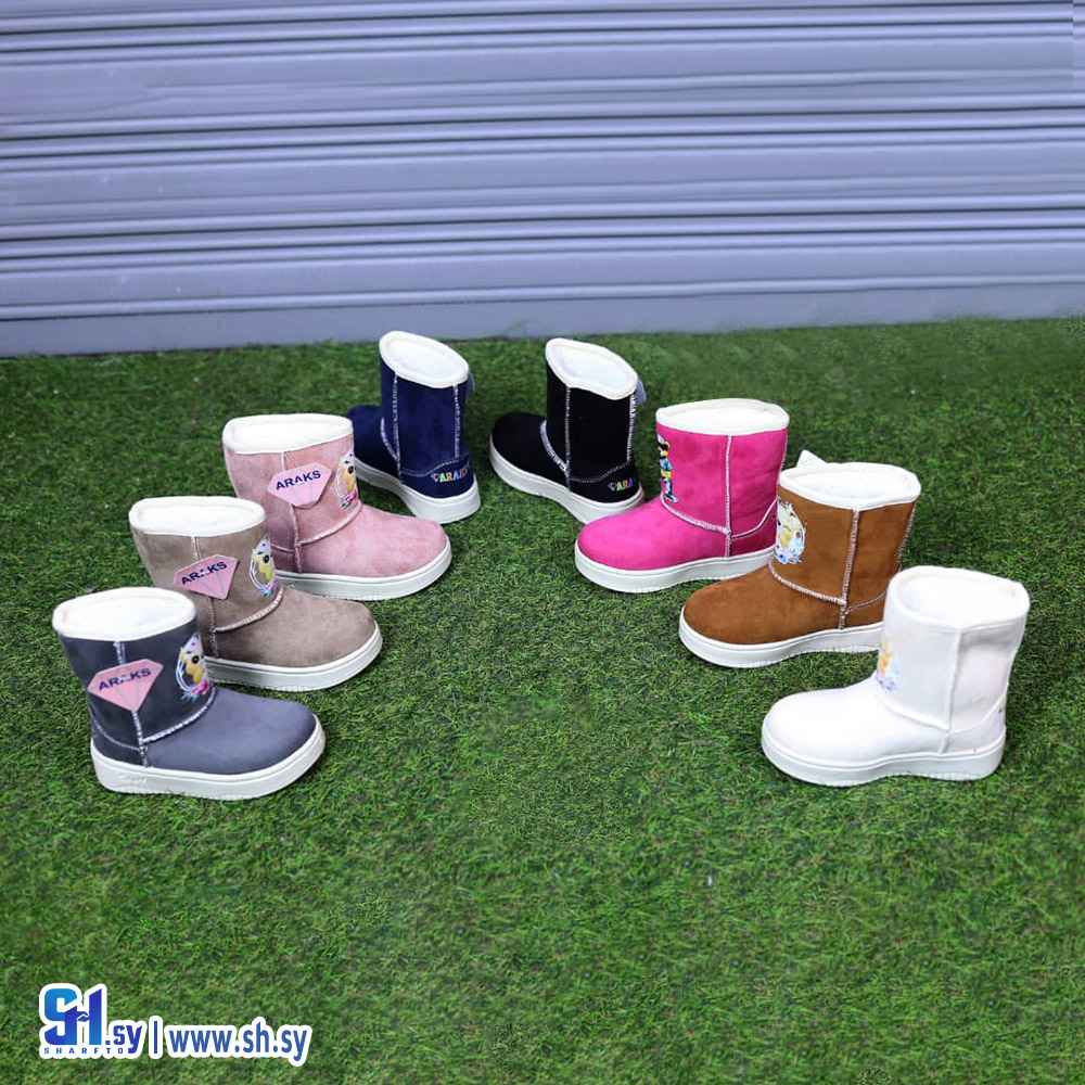 جزمة بناتية محشية فرو (امباير للأحذية)