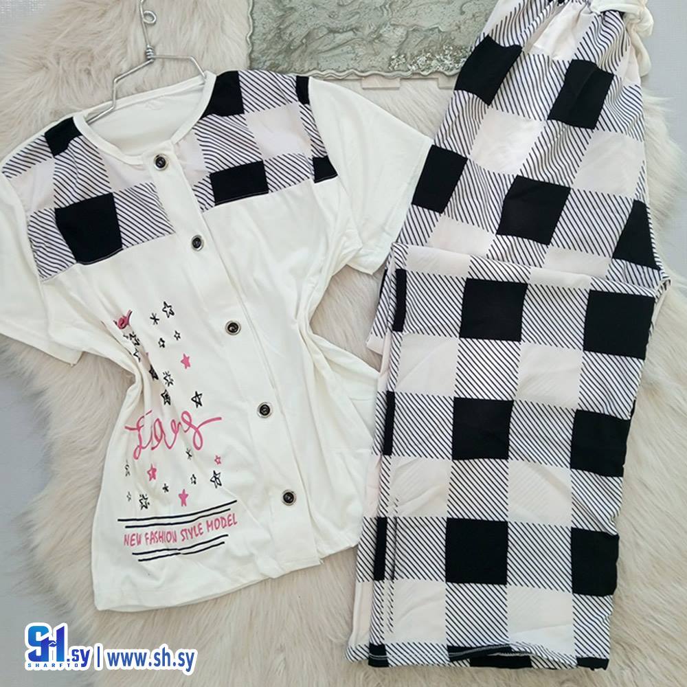 بيجامة قطن نسائي (ZD line)