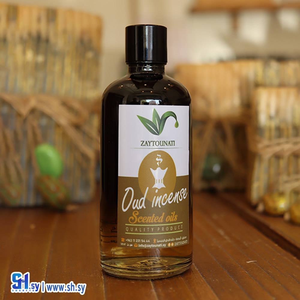 زيت عطري برائحة العود والبخور (زيتونتي)