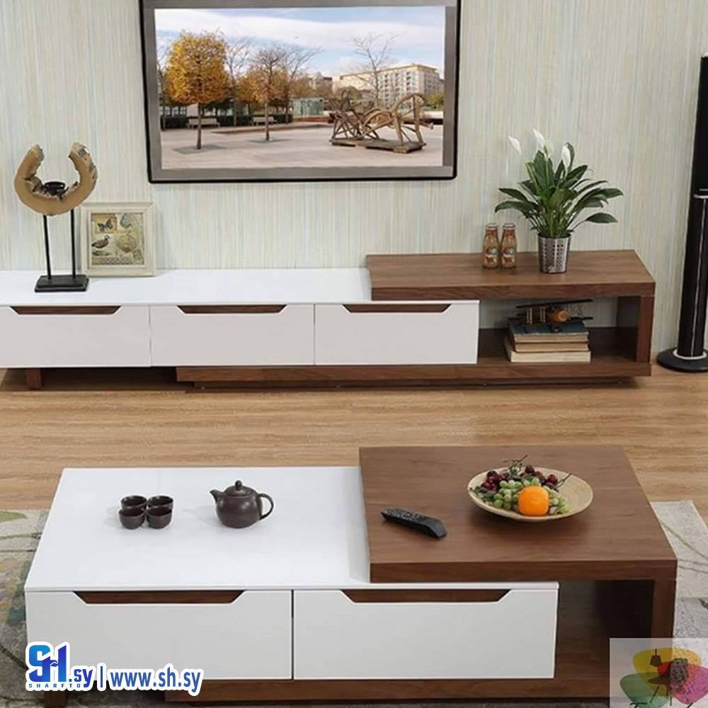 ديكورات شاشة مع طاولة طعام 4 (الوسام للألمنيوم والمطابخ والديكورات)