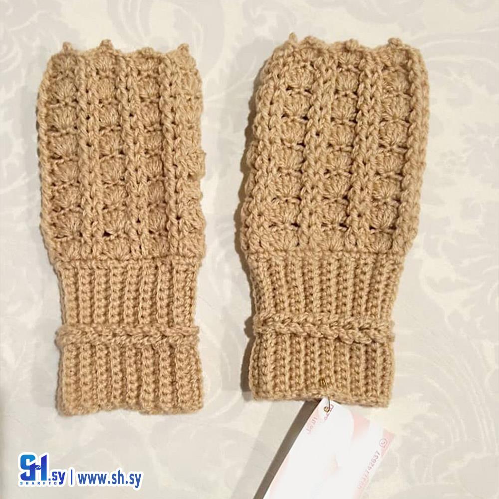 كفوف نسائي (الأمل للأعمال اليدوية)