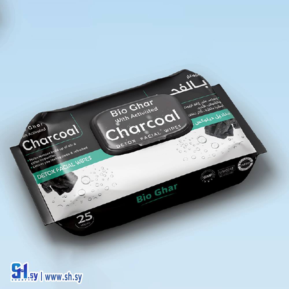 مناديل بالفحم الفعال (بيوغار)