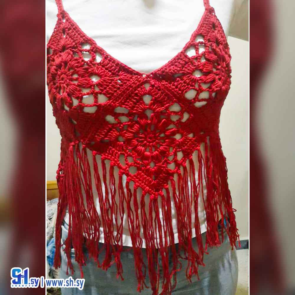 بروتيل نسائي كروشيه (مريم الخلف)