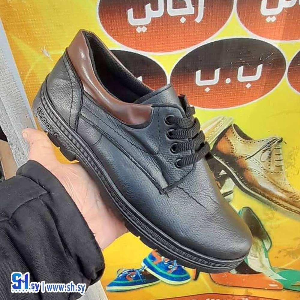 حذاء رجالي نعل كجون طري ومدروز ربط (أحذية البيان)