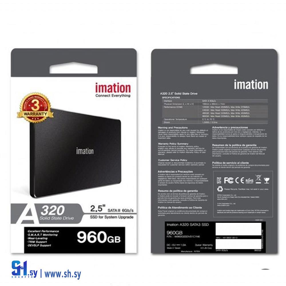 SSD SATA IMATION 960G (Taiwan) (الأفضل للأفضل)