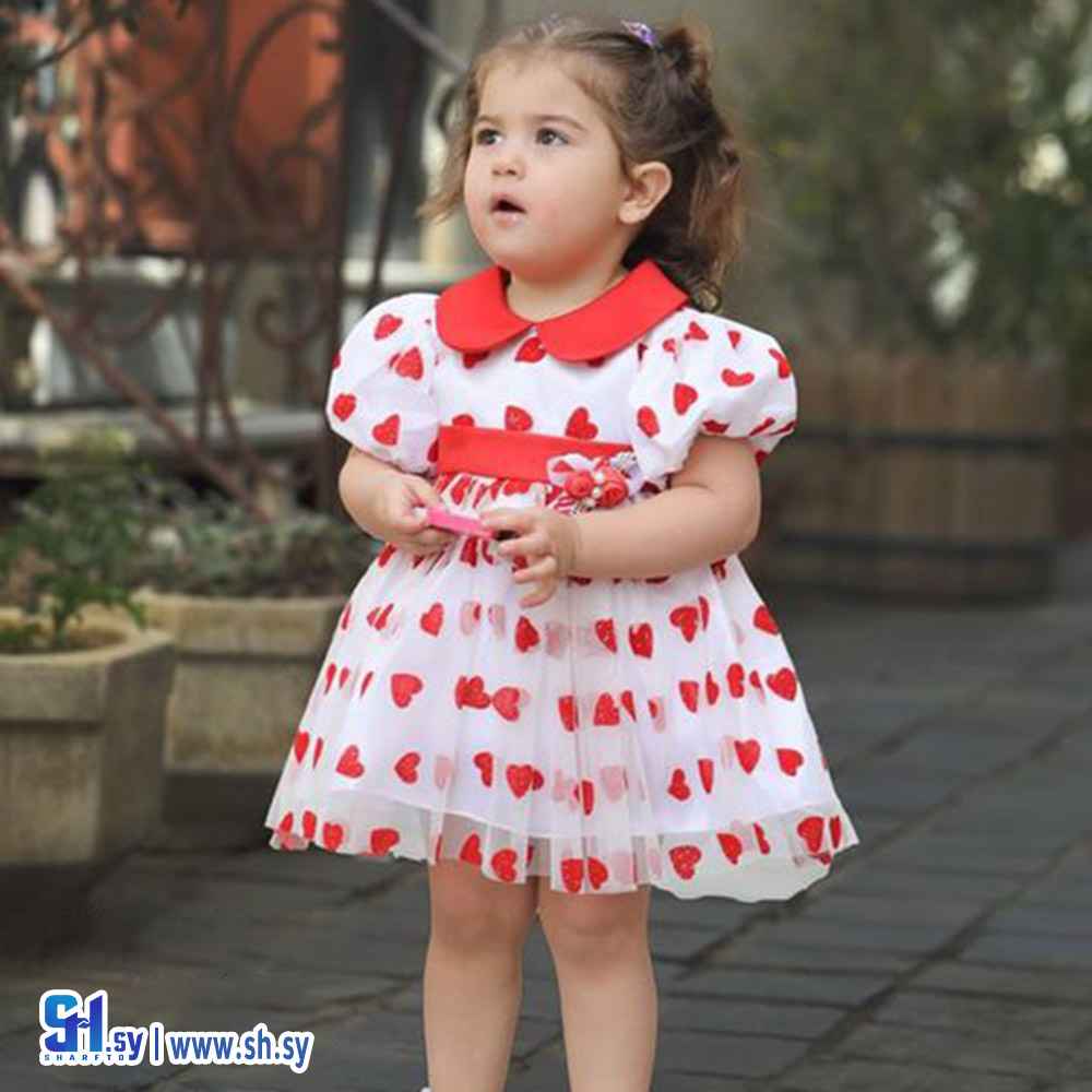 فستان بناتي موديل 1087 (ملبوسات خالد)