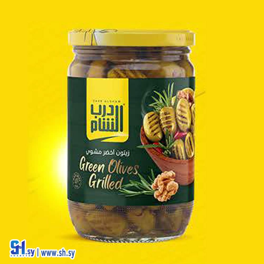زيتون أخضر مشوي (درب الشام)