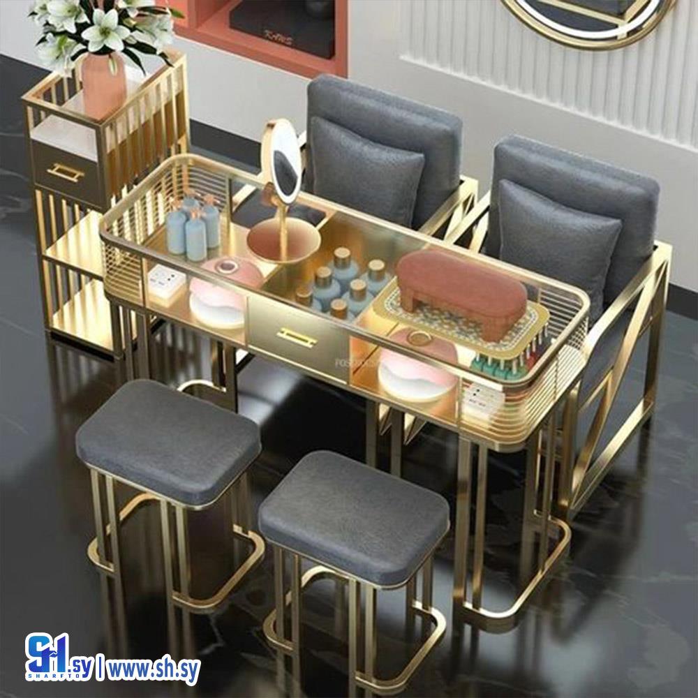 طاولات أظافر مزدوجة 4 (ديكورات الأمير)