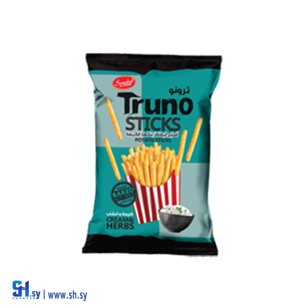شيبس ترونو ستيكس بنكهة الكريمة والأعشاب (Sanabel al cham)