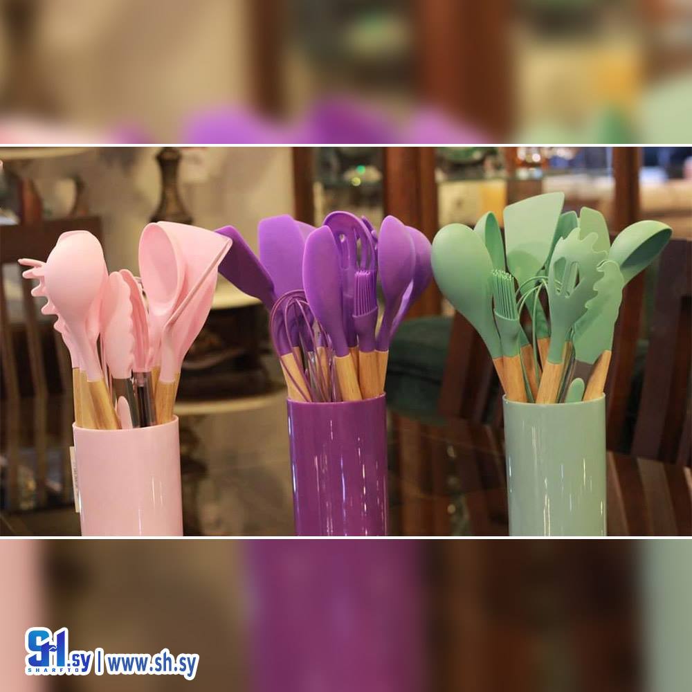 طقم ملاعق سكب سيليكون (البيروتي للتجارة)