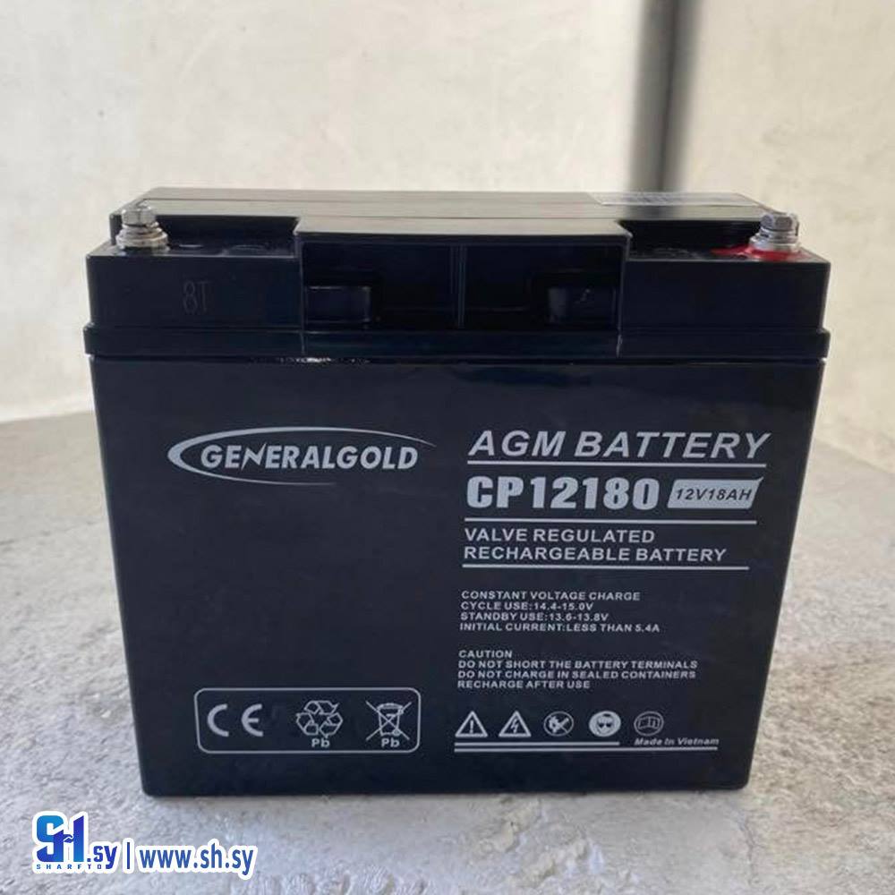 بطارية جل جنرال 12 فولت(السلطان لطاقة المتجددة)