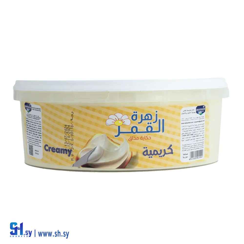جبنة دهن كريمية بالدسم النباتي 3000 غ زهرة القمر (مؤسسة نكاش)